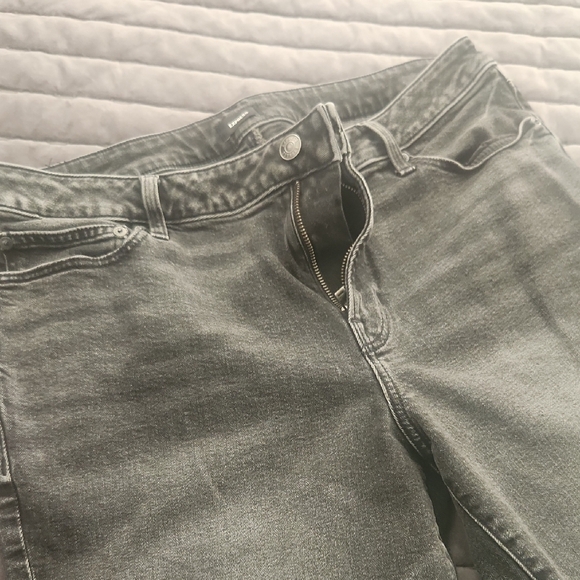 Express Men's Faded Black Slim Jeans - Picture 2 of 6